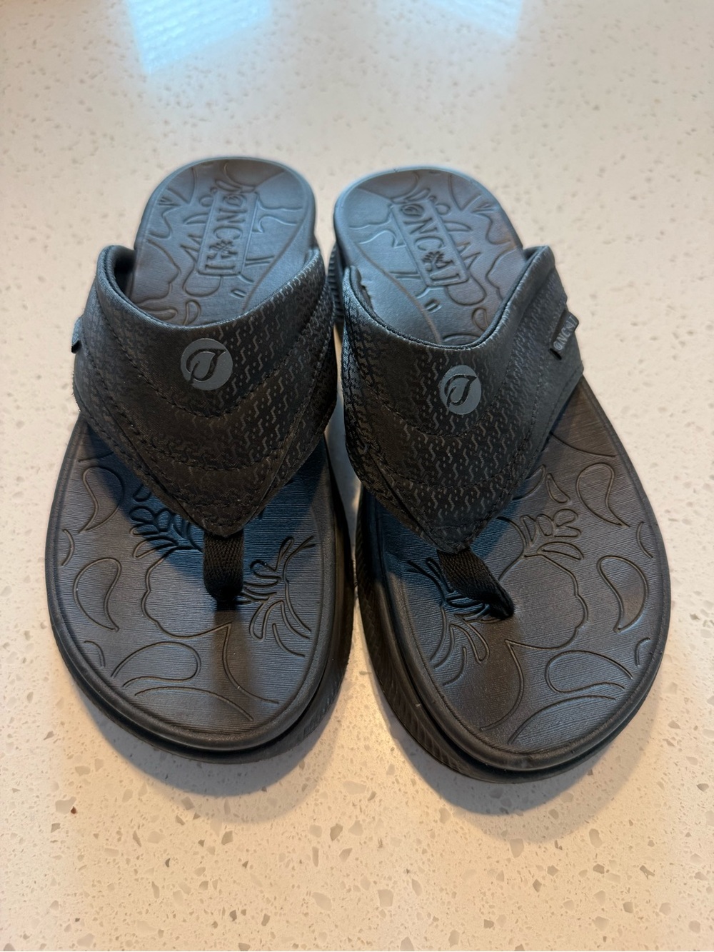 OluKai Black Women's Thong Sandals